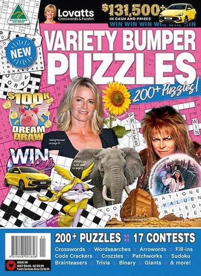 Lovatts Variety Bumper Puzzles magazine cover