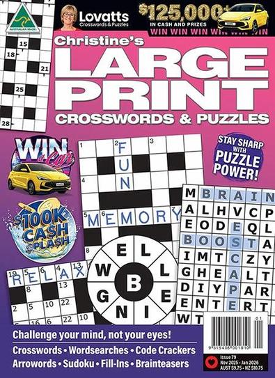 Christine's Large Print Crosswords magazine cover