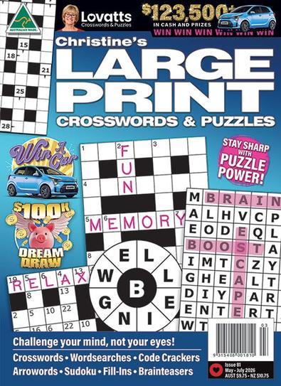 Christine's Large Print Crosswords magazine cover