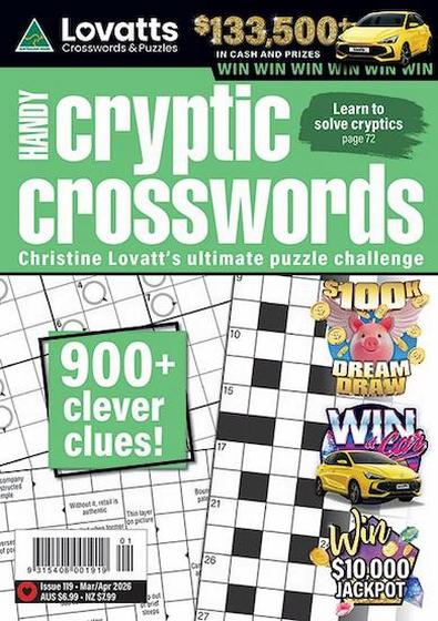 Lovatts Handy Cryptic Crosswords magazine cover