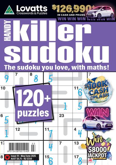 Lovatts Handy Killer Sudoku magazine cover
