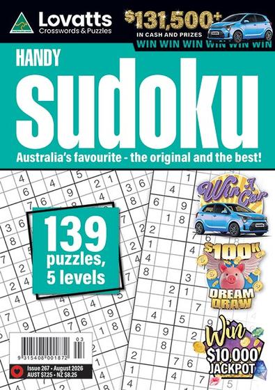 Lovatts Handy Sudoku magazine cover