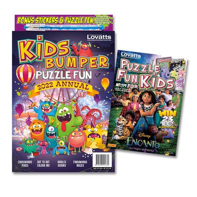 Puzzle Fun for Kids magazine cover