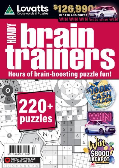 Lovatts Handy BrainTrainers magazine cover