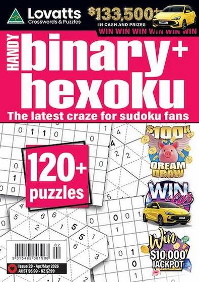 Lovatts Handy Binary + Hexoku magazine cover