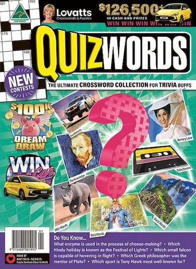Quizwords magazine cover