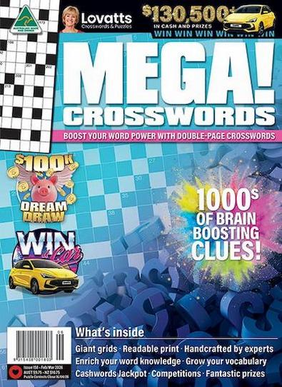 Lovatts MEGA! Crosswords® magazine cover