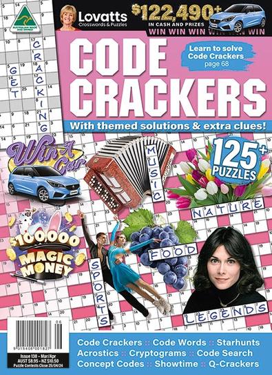 Lovatts Code Crackers magazine cover