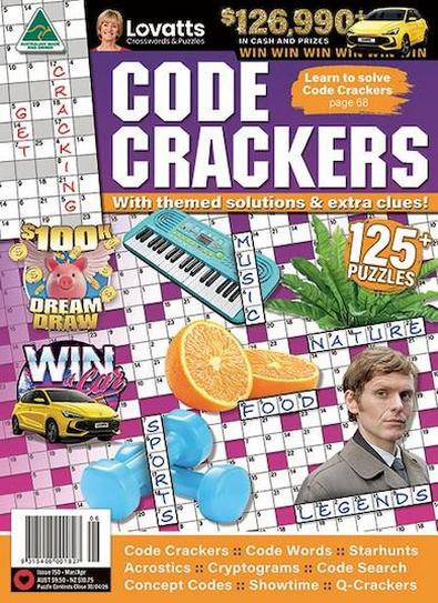 Lovatts Code Crackers magazine cover