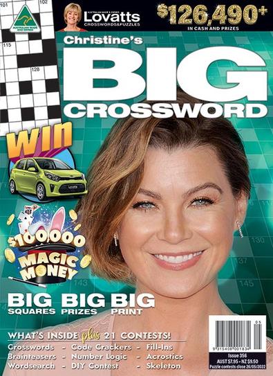 Christine's BIG Crossword magazine cover