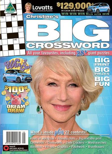 Christine's BIG Crossword magazine cover