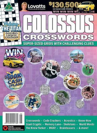 Lovatts Colossus Crosswords magazine cover