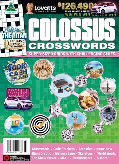 Lovatts Colossus Crosswords magazine cover