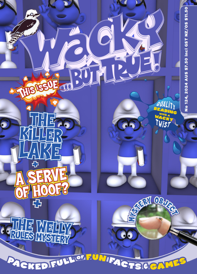 Wacky ... but true magazine cover