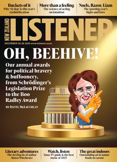 New Zealand Listener magazine cover