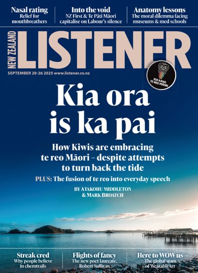 New Zealand Listener magazine cover
