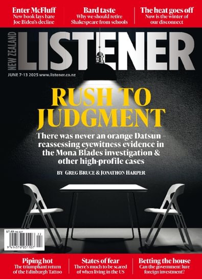 New Zealand Listener magazine cover