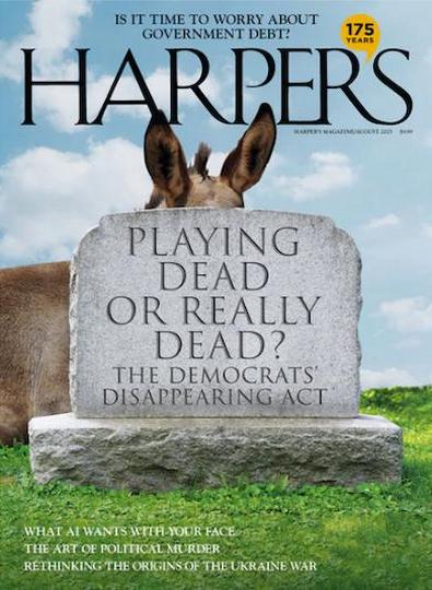 Harpers (US) magazine cover