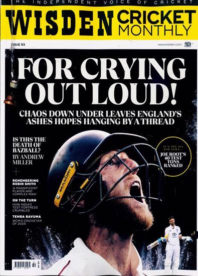 Wisden Cricket Monthly magazine cover
