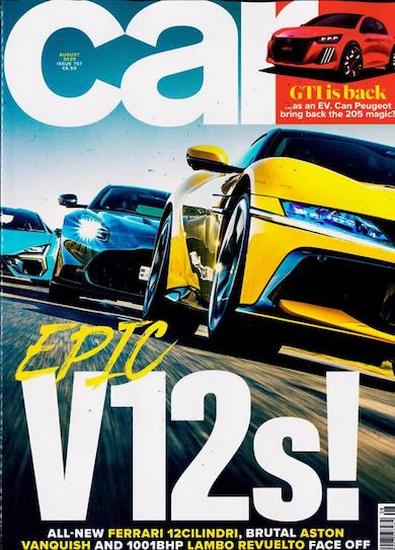 Car magazine cover