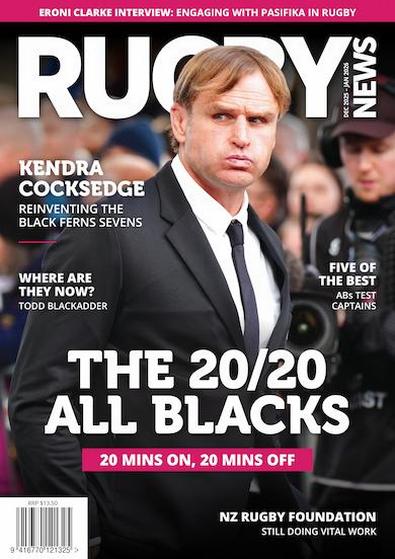 NZ Rugby News magazine cover