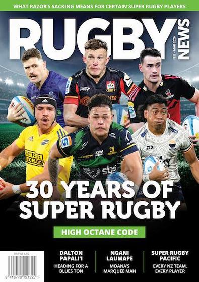NZ Rugby News magazine cover