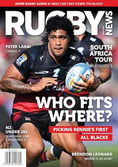 NZ Rugby News magazine cover
