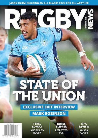 NZ Rugby News magazine cover