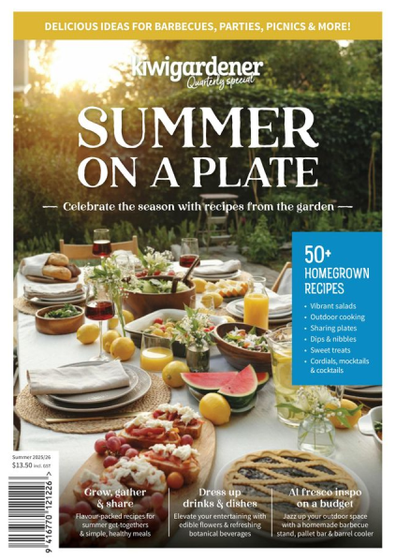 Kiwi Gardener Quarterly magazine cover