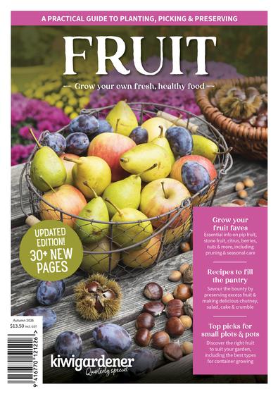 Kiwi Gardener Quarterly magazine cover
