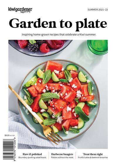 Kiwi Gardener Quarterly magazine cover