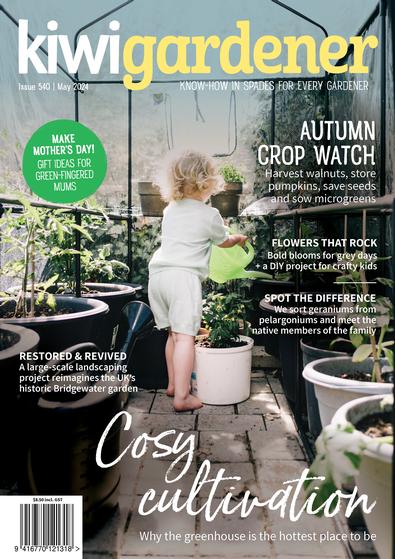 Kiwi Gardener magazine cover