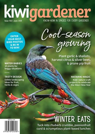 Kiwi Gardener magazine cover