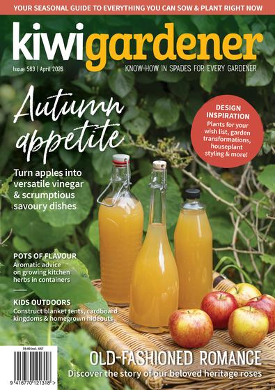 Kiwi Gardener magazine cover