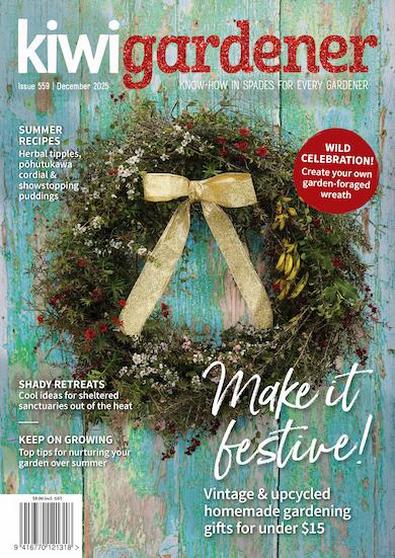 Kiwi Gardener magazine cover