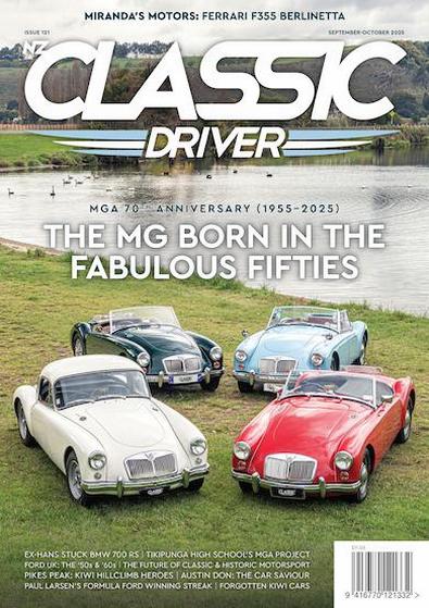 NZ Classic Driver magazine cover