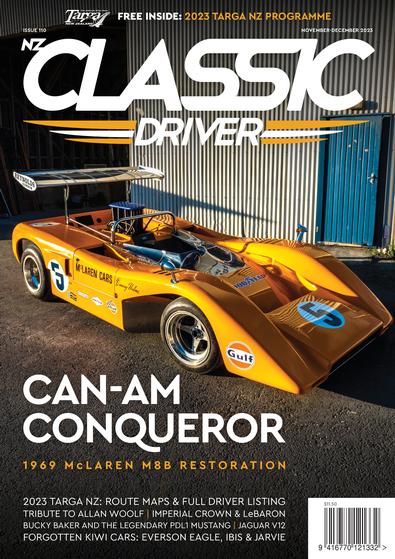 NZ Classic Driver magazine cover