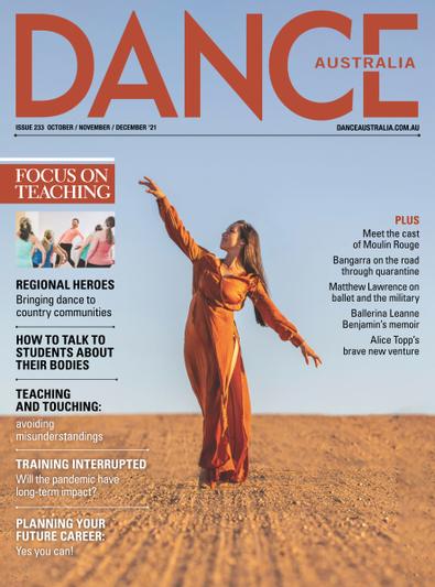 Dance Australia digital cover