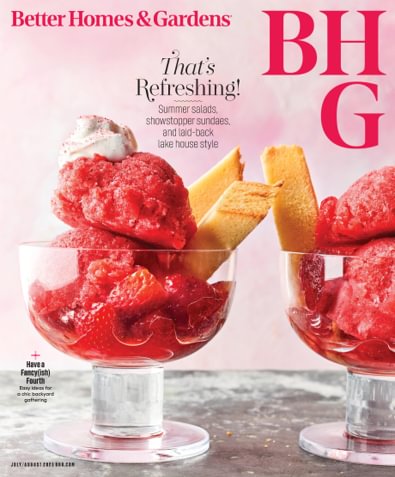 Better Homes and Gardens digital cover