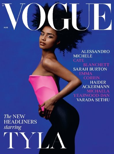 British Vogue digital cover