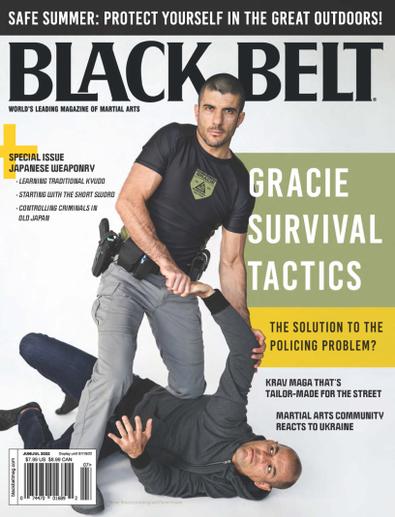 Black Belt Magazine digital cover