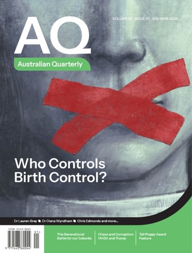 AQ: Australian Quarterly digital cover