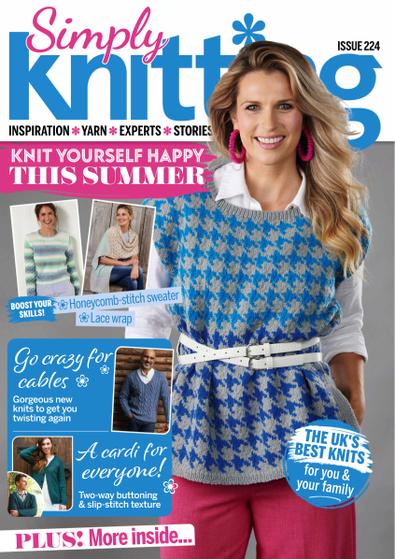 Simply Knitting digital cover
