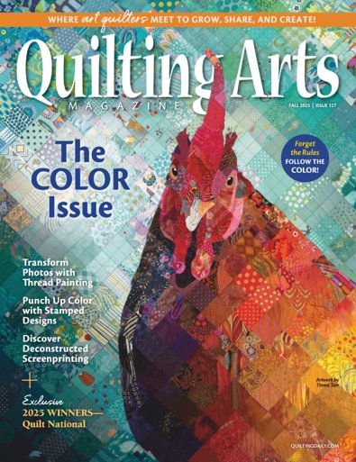 Quilting Arts Magazine digital cover