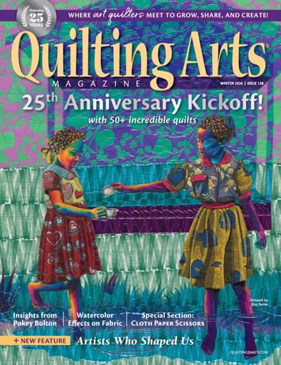 Quilting Arts Magazine digital cover