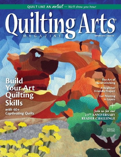 Quilting Arts Magazine digital cover