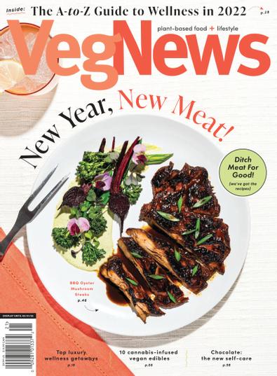 VegNews Magazine digital cover