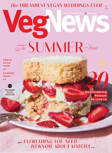 VegNews Magazine digital cover