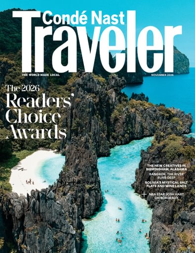 Conde Nast Traveler digital cover