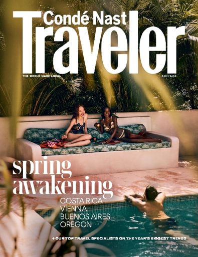 Conde Nast Traveler digital cover